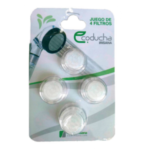 BLISTER 4 FILTROS ECODUCHA