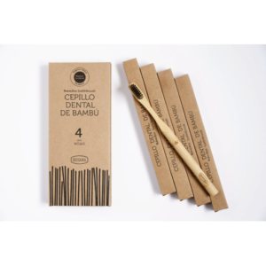 CEPILLO DENTAL BAMBÚ (4 ud. Caja)